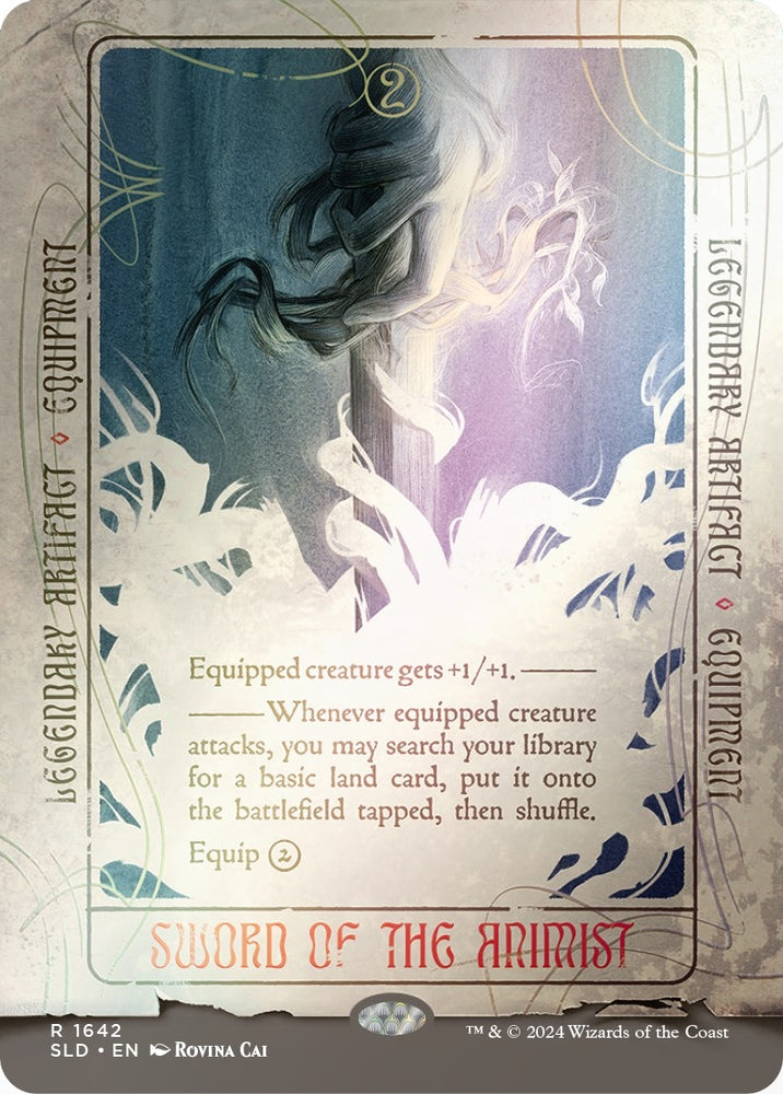 Image for Sword of the Animist (Rainbow Foil) (1642) [Secret Lair Drop Series]
