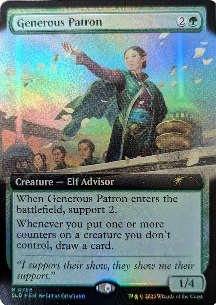 Image for Generous Patron (Extended Art) (768) [Secret Lair Drop Series]