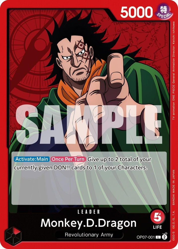 Monkey.D.Dragon (001) (OP07-001) (500 Years in the Future)