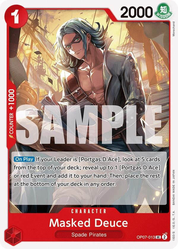 Masked Deuce (OP07-013) (500 Years in the Future)
