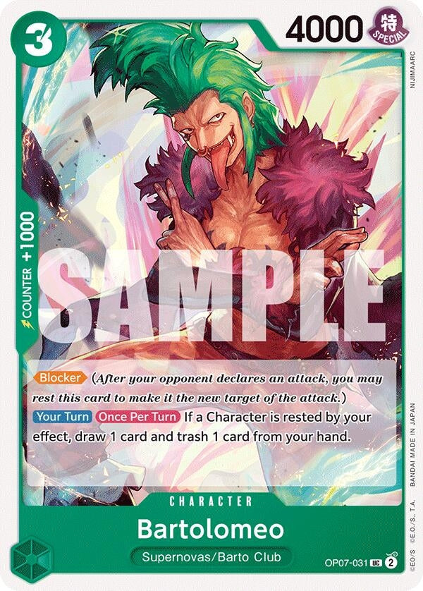 Bartolomeo (OP07-031) (500 Years in the Future)