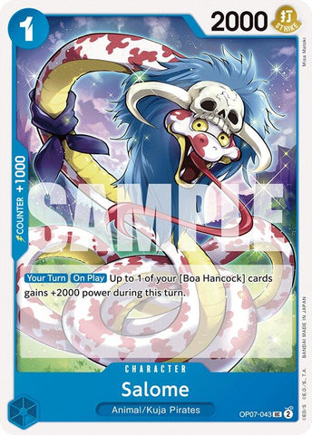 Image for Salome (OP07-043) (500 Years in the Future) - One Piece Card Game