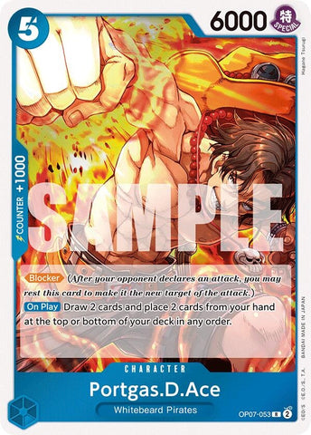 Image for Portgas.D.Ace (053) (OP07-053) (500 Years in the Future) - One Piece Card Game