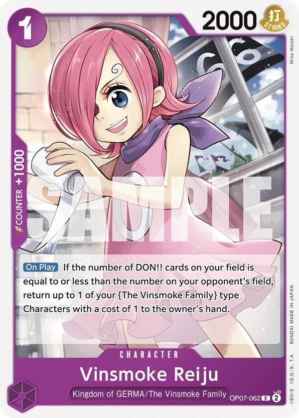 Image for Vinsmoke Reiju (OP07-062) (500 Years in the Future) - One Piece Card Game