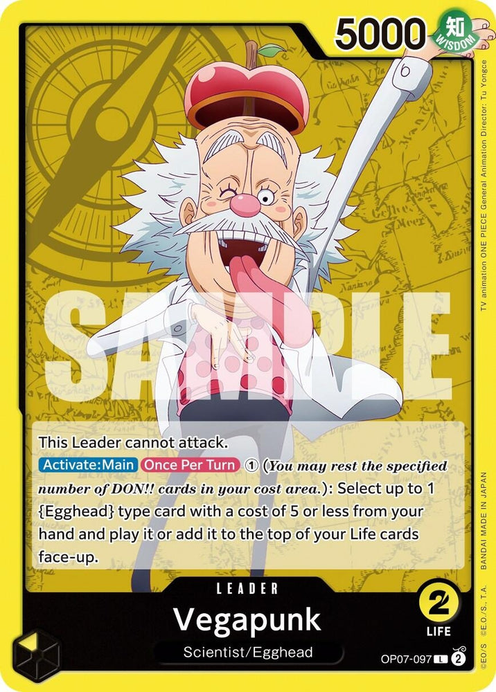 Image for Vegapunk (OP07-097) (500 Years in the Future) - One Piece Card Game