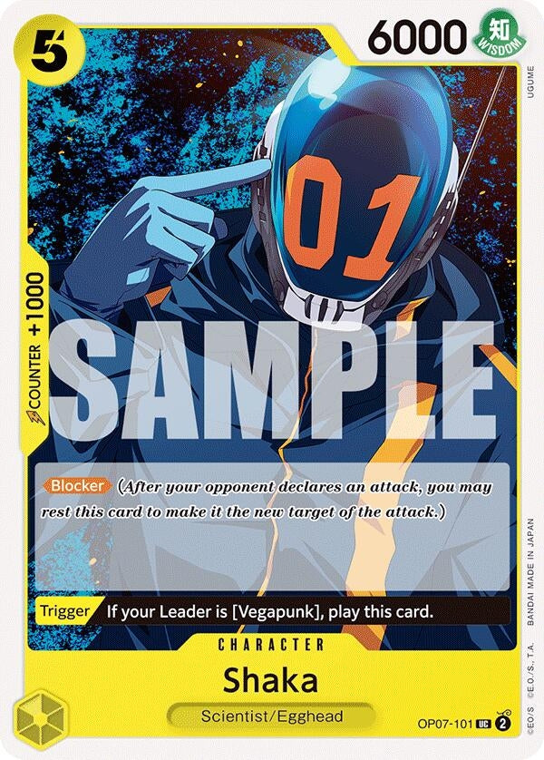 Image for Shaka (OP07-101) (500 Years in the Future) - One Piece Card Game
