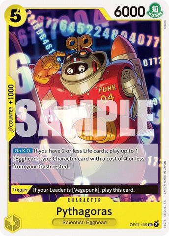Image for Pythagoras (OP07-105) (500 Years in the Future) - One Piece Card Game