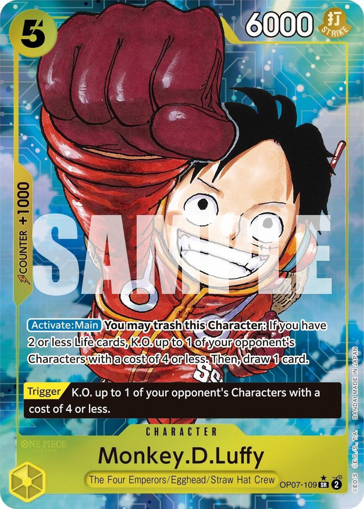 Monkey.D.Luffy (109) (Parallel) (OP07-109) (500 Years in the Future)