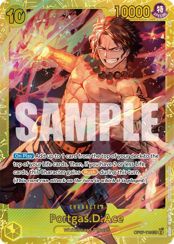 Image for Portgas.D.Ace (119) (OP07-119) (500 Years in the Future) - One Piece Card Game