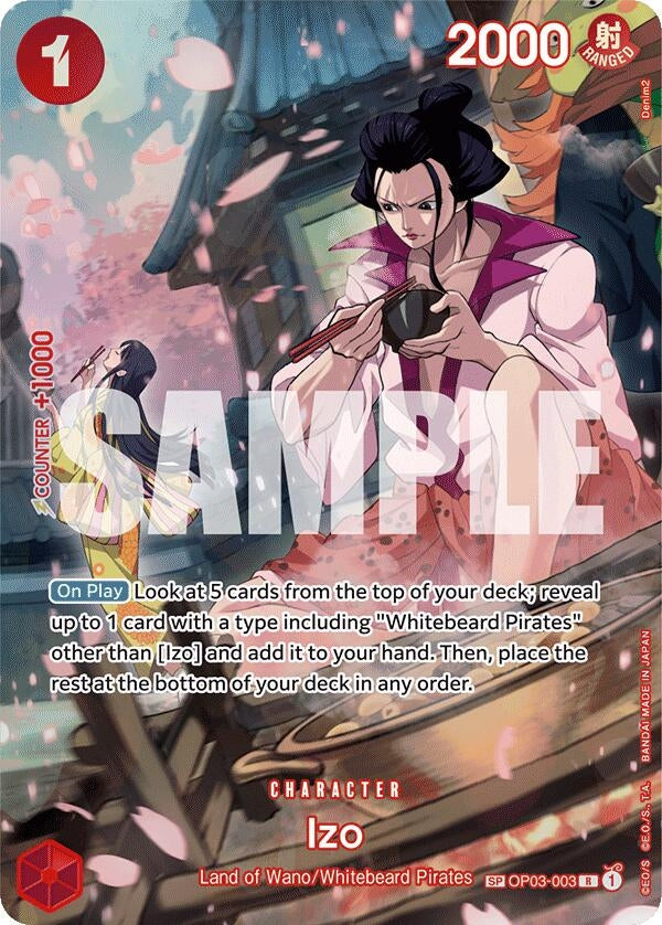 Izo (SP) (OP03-003) (500 Years in the Future)