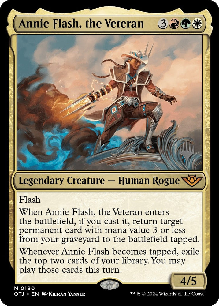 Image for Annie Flash, the Veteran (190) [Promo Pack: Outlaws of Thunder Junction]