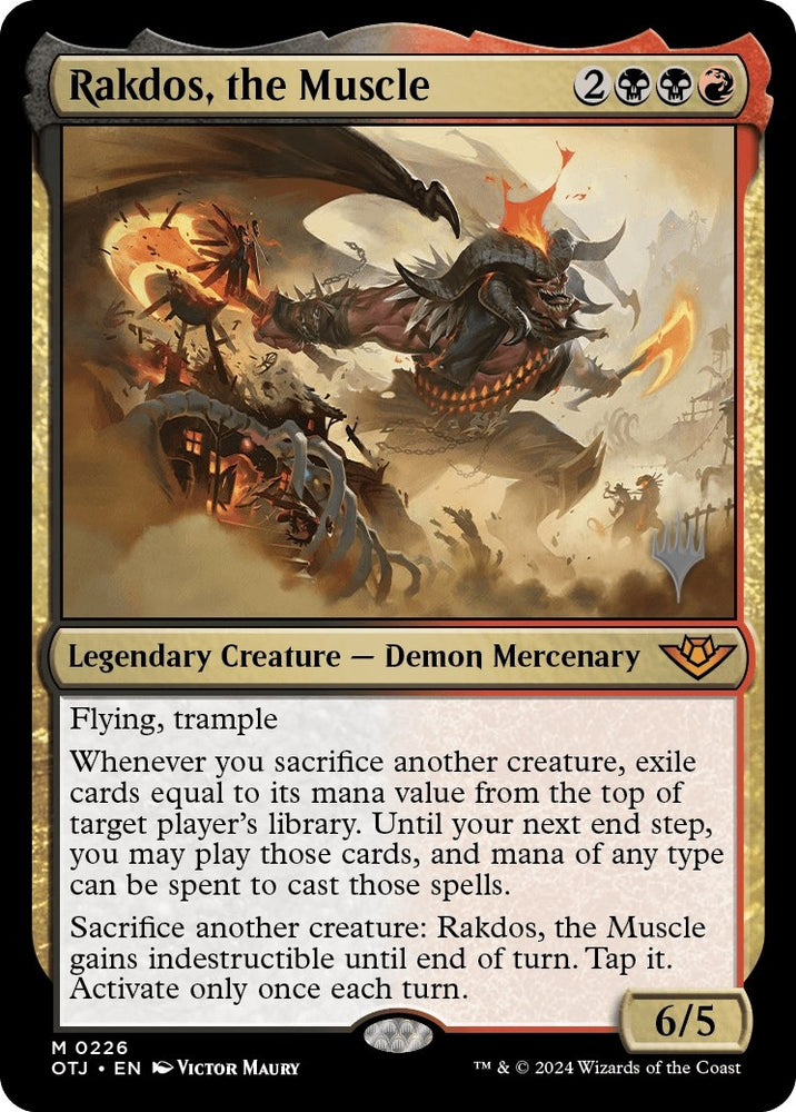 Image for Rakdos, the Muscle (226) [Promo Pack: Outlaws of Thunder Junction]