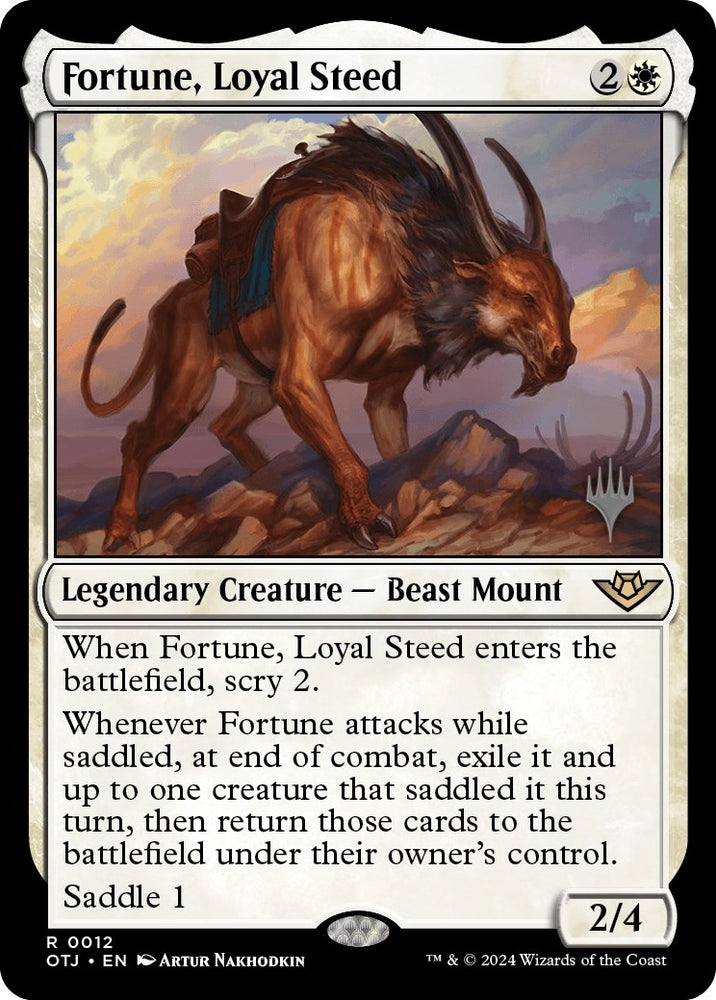 Image for Fortune, Loyal Steed (12) [Promo Pack: Outlaws of Thunder Junction]