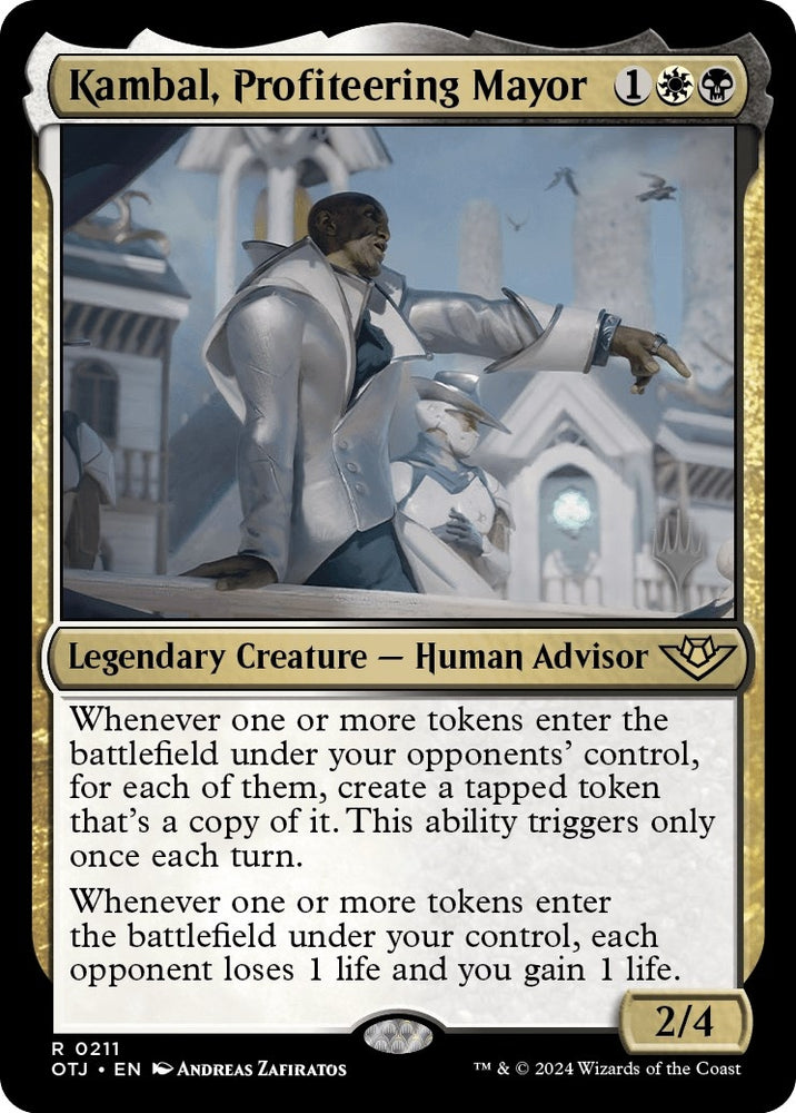 Image for Kambal, Profiteering Mayor (211) [Promo Pack: Outlaws of Thunder Junction]
