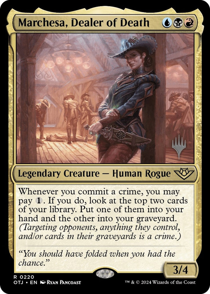 Image for Marchesa, Dealer of Death (220) [Promo Pack: Outlaws of Thunder Junction]