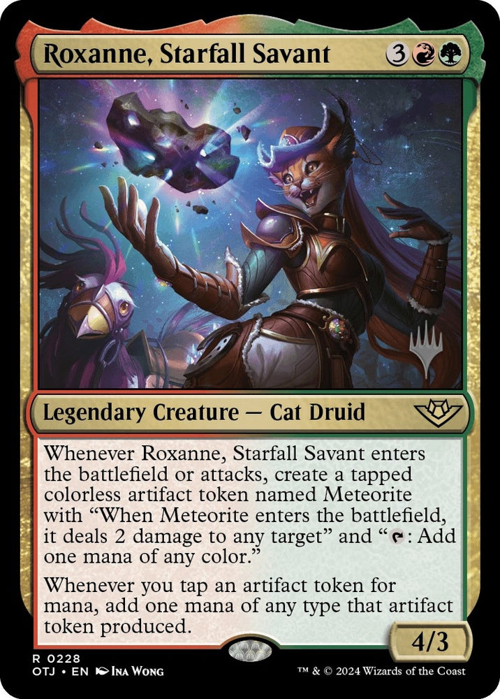 Image for Roxanne, Starfall Savant (228) [Promo Pack: Outlaws of Thunder Junction]