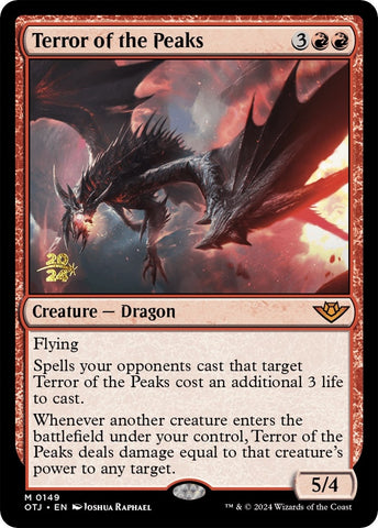 Image for Terror of the Peaks (OTJ) (149) [Prerelease Cards]