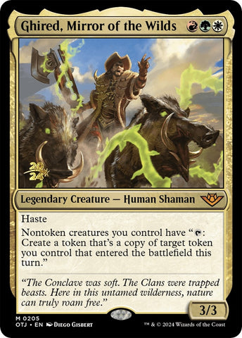 Image for Ghired, Mirror of the Wilds (205) [Prerelease Cards]