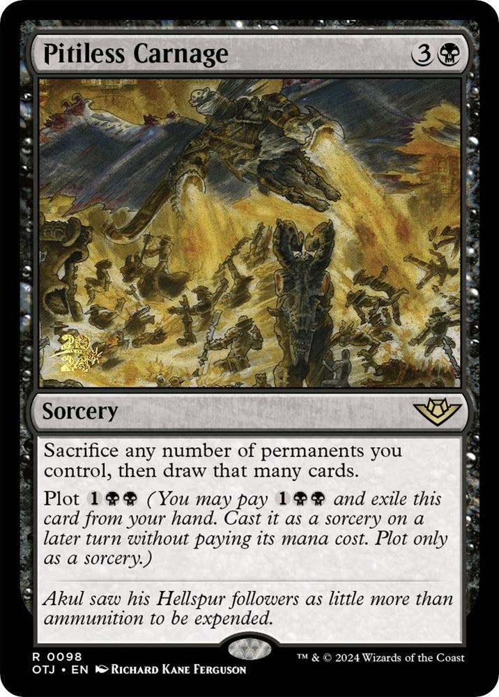 Image for Pitiless Carnage (98) [Prerelease Cards]
