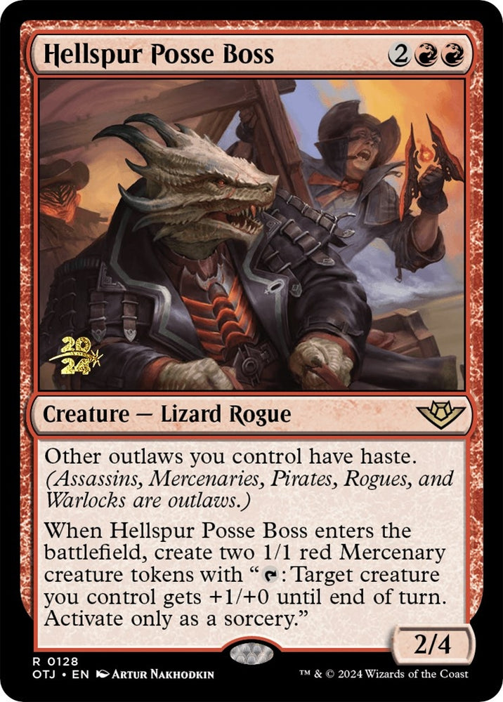 Image for Hellspur Posse Boss (128) [Prerelease Cards]