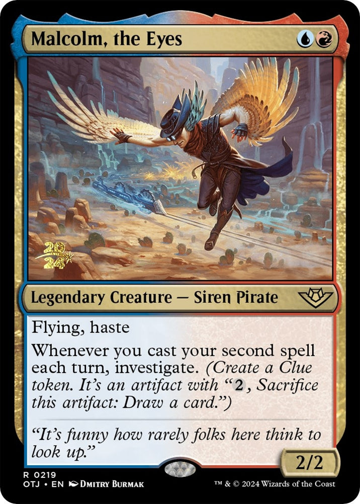 Image for Malcolm, the Eyes (219) [Prerelease Cards]