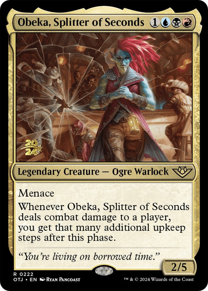 Image for Obeka, Splitter of Seconds (222) [Prerelease Cards]