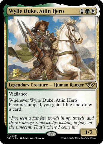 Image for Wylie Duke, Atiin Hero (239) - Magic: The Gathering