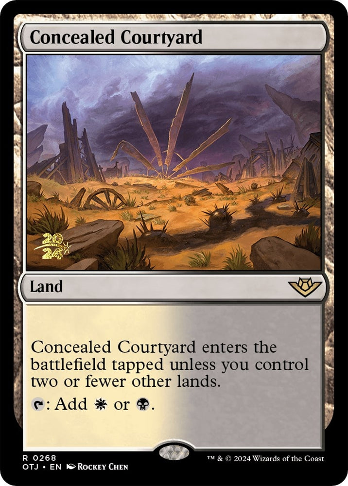Image for Concealed Courtyard (OTJ) (268) [Prerelease Cards]