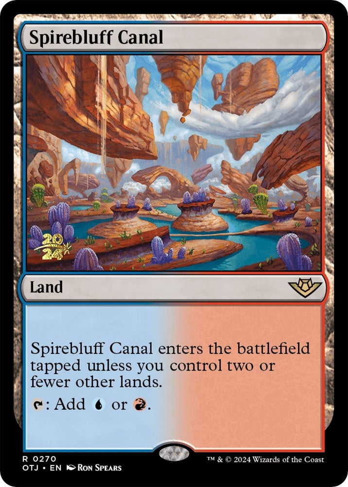 Image for Spirebluff Canal (OTJ) (270) - Magic: The Gathering