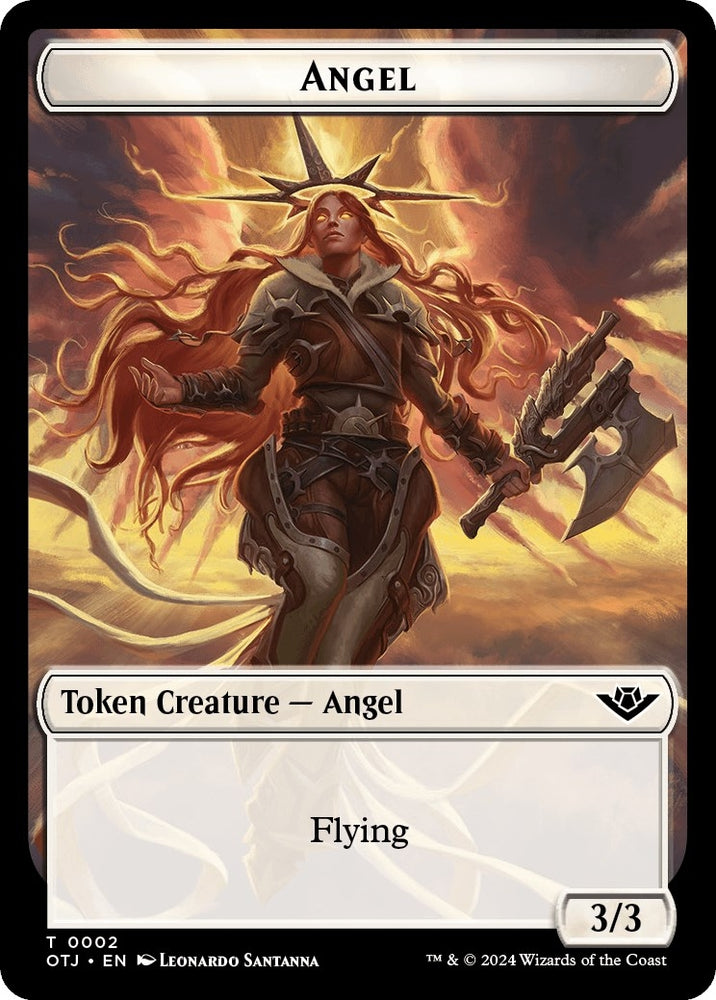 Image for Angel Token (2) [Outlaws of Thunder Junction]