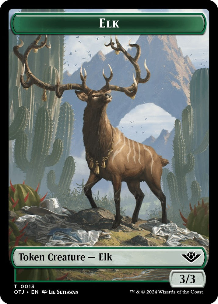 Image for Elk Token (13) [Outlaws of Thunder Junction]