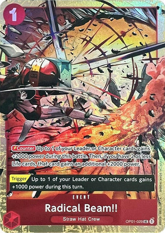 Image for Radical Beam!! (Premium Card Collection -Best Selection Vol. 1-) (OP01-029) - One Piece Card Game