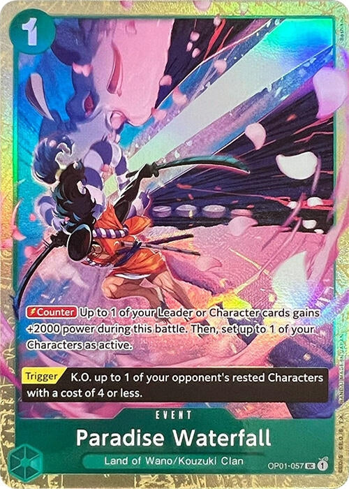 Paradise Waterfall (Premium Card Collection -Best Selection Vol. 1-) (OP01-057) (One Piece Promotion Cards)