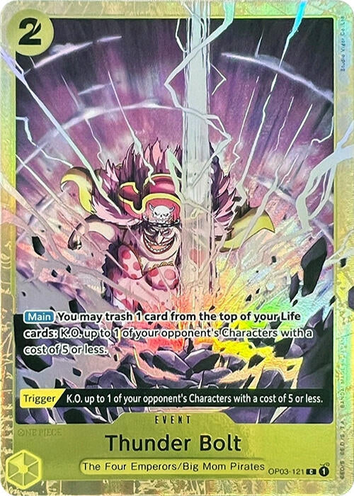 Image for Thunder Bolt (Premium Card Collection -Best Selection Vol. 1-) (OP03-121) - One Piece Card Game