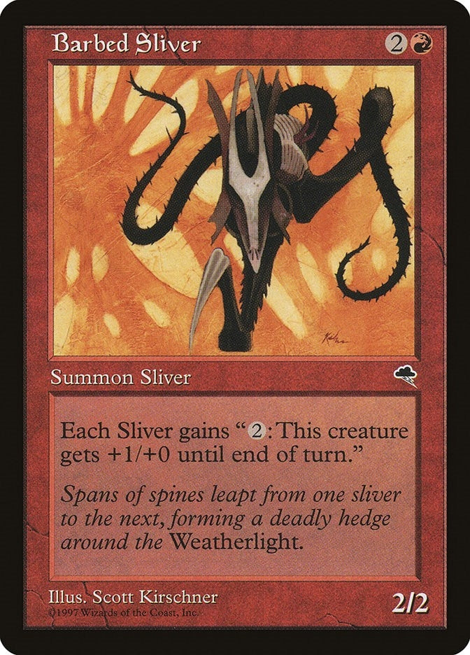 Image for Barbed Sliver (163) [Tempest]