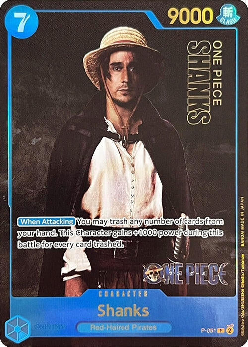 Image for Shanks (Premium Card Collection -Live Action Edition-) (P-051) - One Piece Card Game