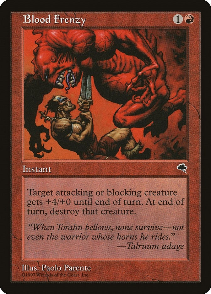 Image for Blood Frenzy (164) [Tempest]
