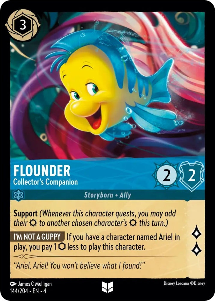 Image for Flounder - Collector's Companion (144/204) [Ursula's Return]