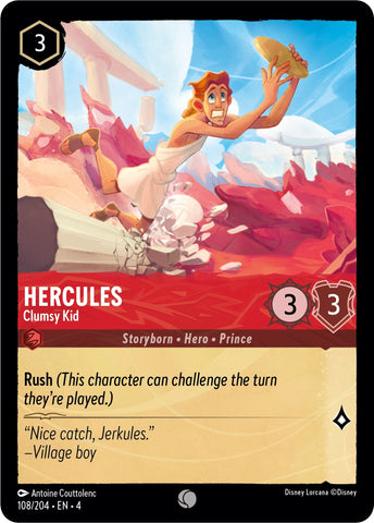 Image for Hercules - Clumsy Kid (108/204) [Ursula's Return]