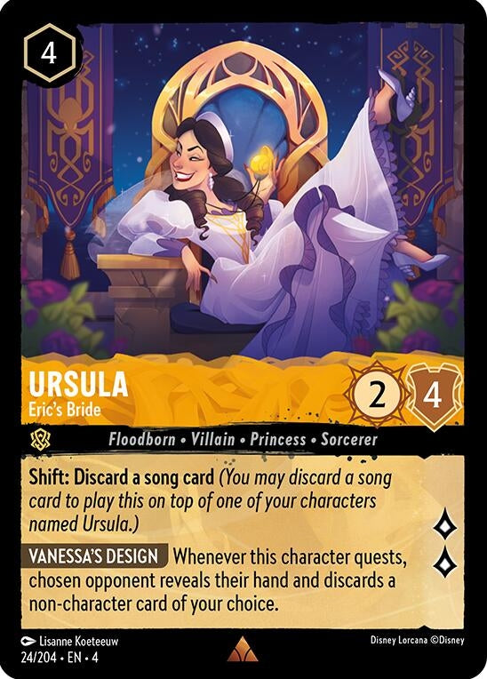 Image for Ursula - Eric's Bride (24/204) - Disney Lorcana