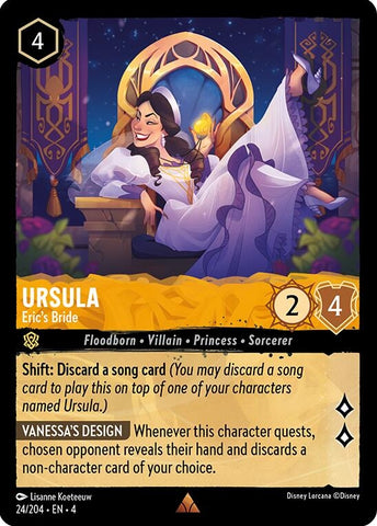 Image for Ursula - Eric's Bride (24/204) - Disney Lorcana
