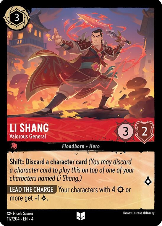Image for Li Shang - Valorous General (112/204) [Ursula's Return]