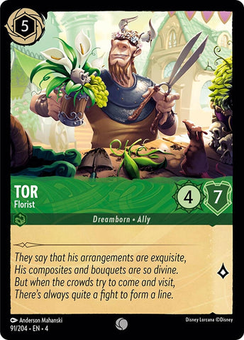 Image for Tor - Florist (91/204) - Disney Lorcana