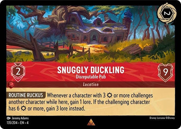 Image for Snuggly Duckling - Disreputable Pub (135/204) - Disney Lorcana