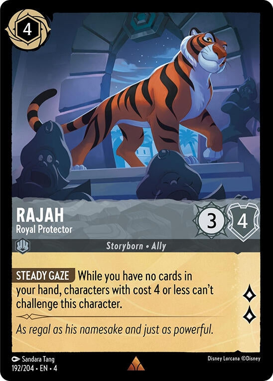 Image for Rajah - Royal Protector (192/204) - Disney Lorcana