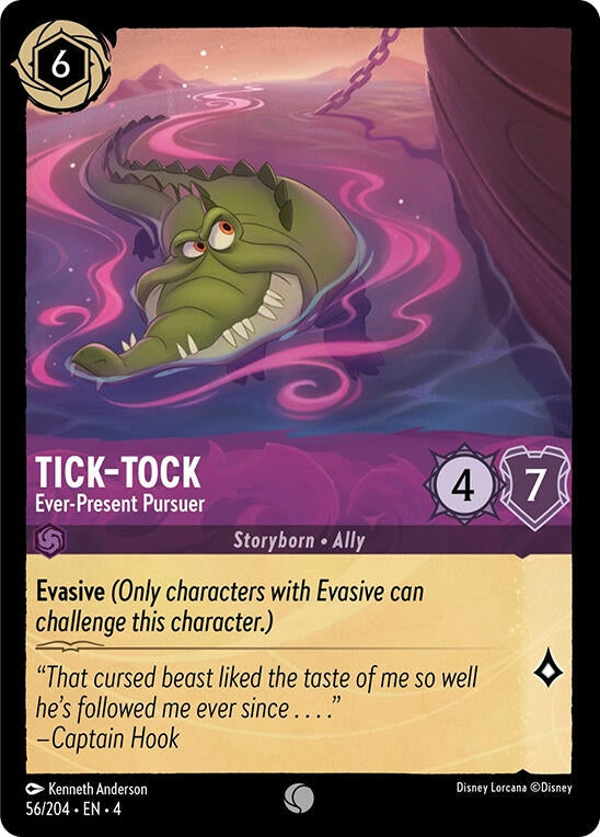 Image for Tick-Tock - Ever-Present Pursuer (56/204) - Disney Lorcana