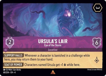 Image for Ursula's Lair - Eye of the Storm (68/204) - Disney Lorcana