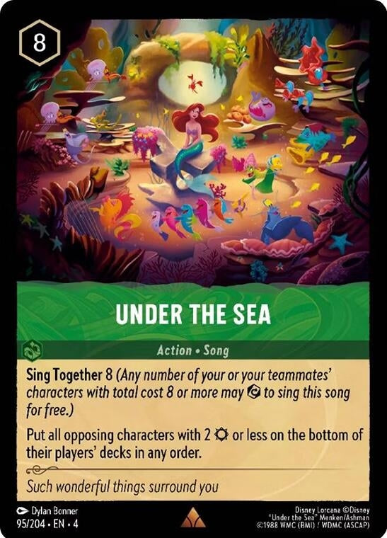 Image for Under the Sea (95/204) - Disney Lorcana