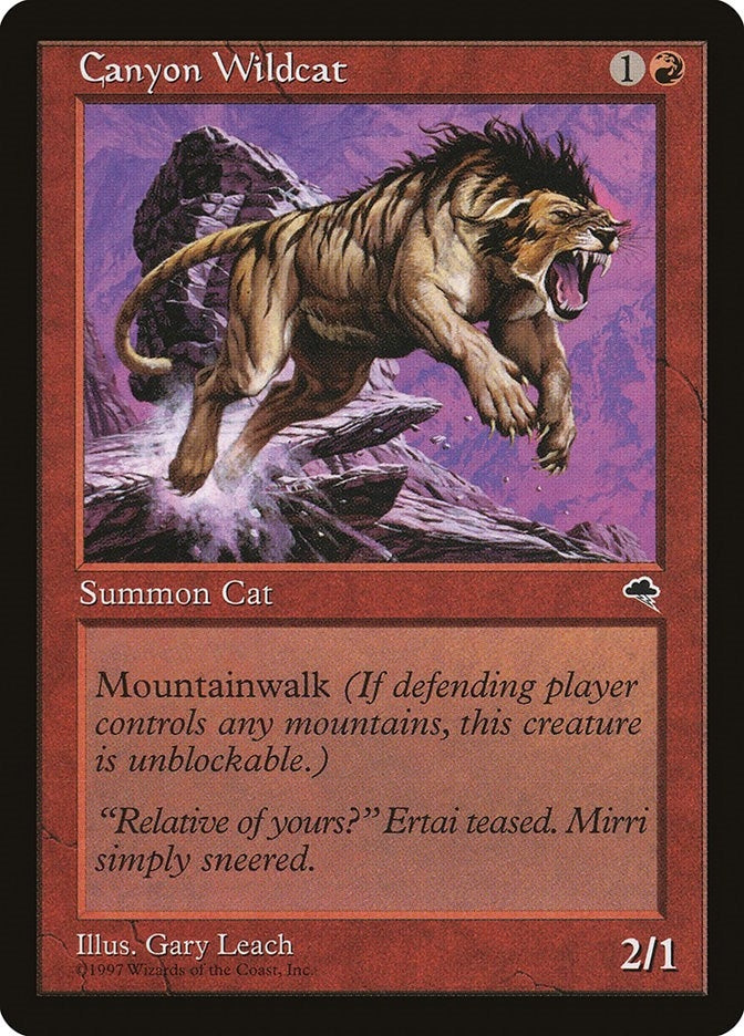 Image for Canyon Wildcat (167) [Tempest]