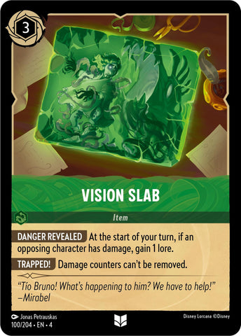 Image for Vision Slab (100/204) - Disney Lorcana